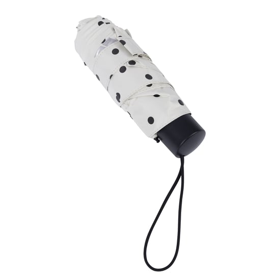 Trespass Dreep Polka Dot Vouwparaplu (Wit) - Image 4