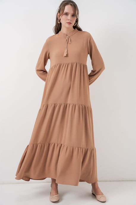 Maxi-jurk met strikdetail - Image 3