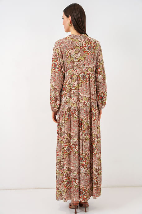 Gepubliceerd V-hals Maxi Jurk - Image 6