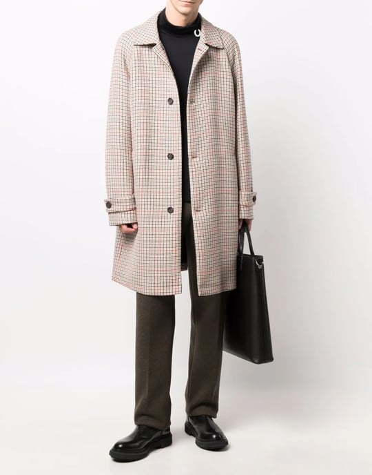BOSS x Russell Athletic Dejam Houndstooth Jas - Image 2