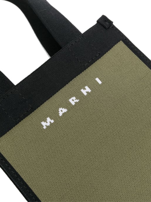 Gebreide crossbodytas met logo - Image 4