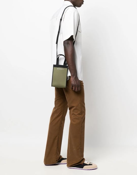 Gebreide crossbodytas met logo - Image 5