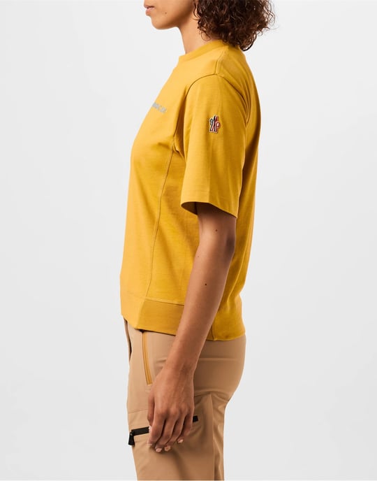 Moncler Grenoble logo geborduurd T-shirt - Image 4