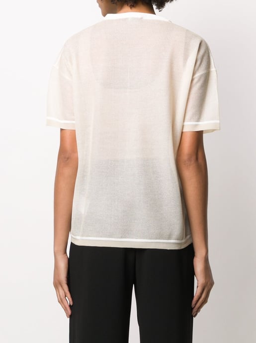 T-shirt van mesh met tijgerlogo - Image 4