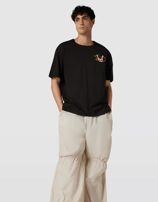 Oversized T-shirt met logo van het bowlingteam - Image 3