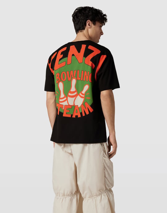 Oversized T-shirt met logo van het bowlingteam - Image 4
