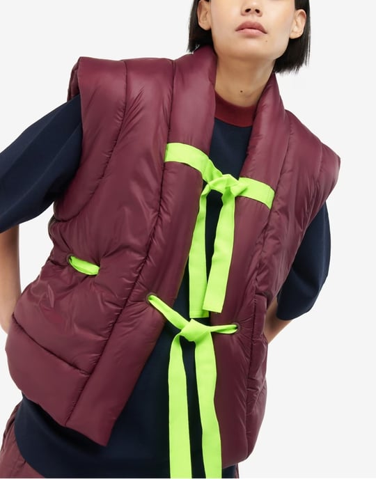 Barbour x Roksanda Arna Shine Gilet Jacket - Image 3