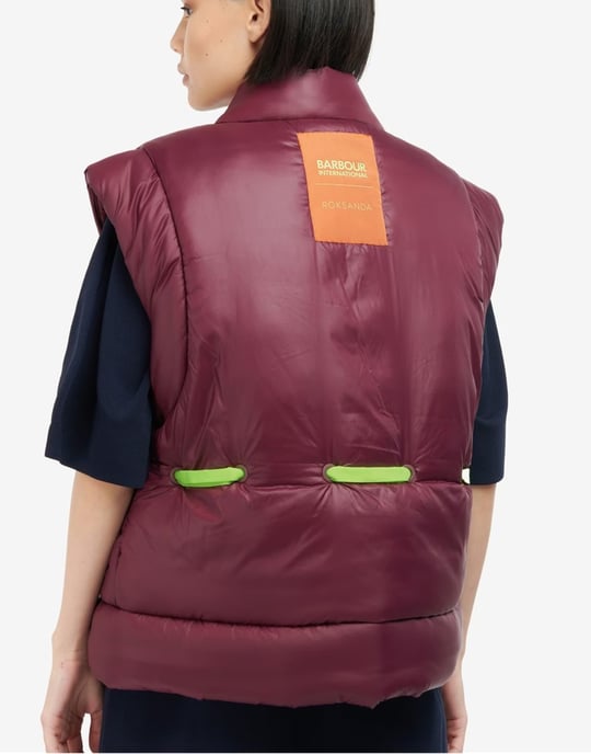 Barbour x Roksanda Arna Shine Gilet Jacket - Image 4