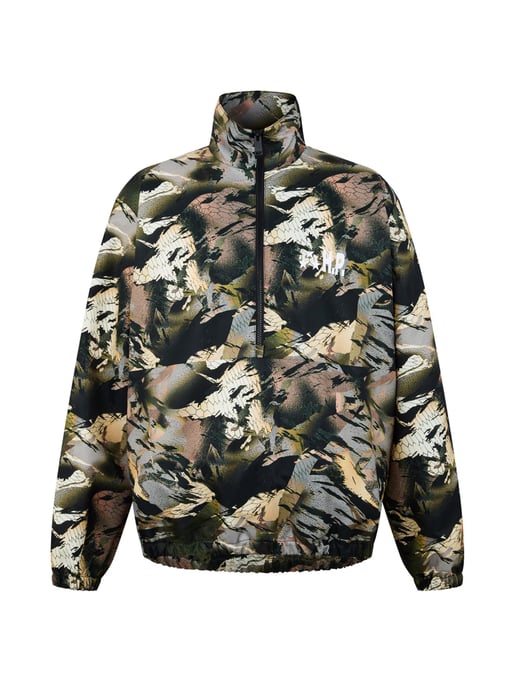 Nylon windjack met camouflagelogo - Image 1