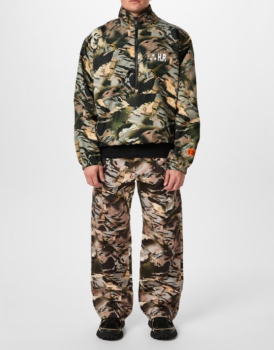 Nylon windjack met camouflagelogo - Image 2