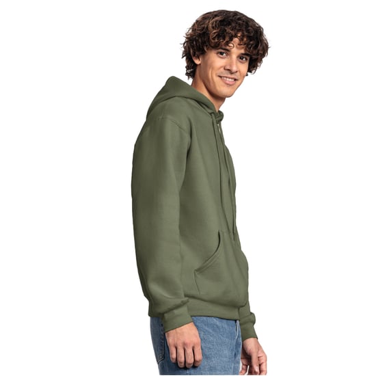 Fruit of the Loom Unisex Adult Iconic Premium Hoodie (Klassieke Olijf) - Image 3
