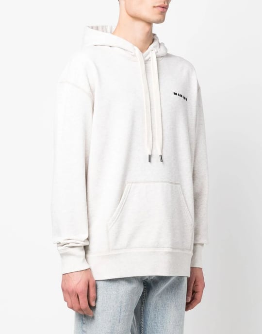 Hoodie met geborduurd Marcello-logo - Image 3