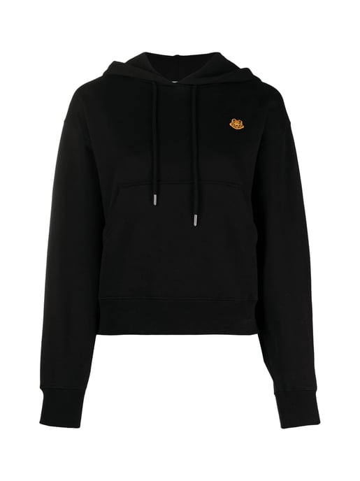 Boxy hoodie met tijgerlogo - Image 1