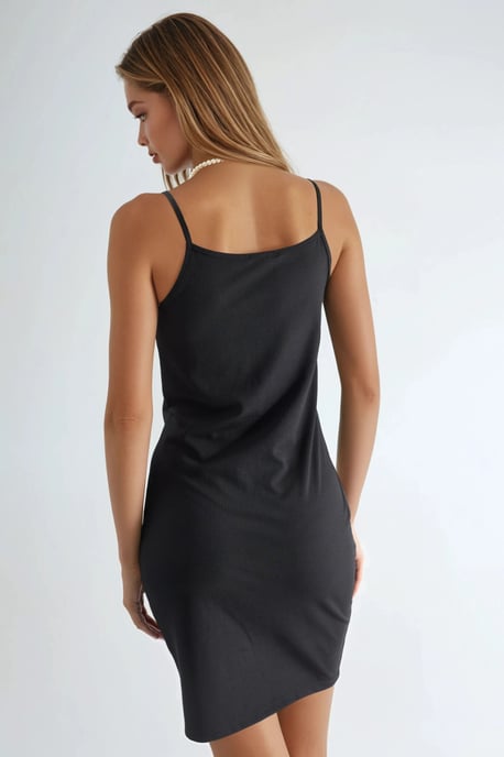 Gestrikte Bodycon Mini Jurk - Image 3