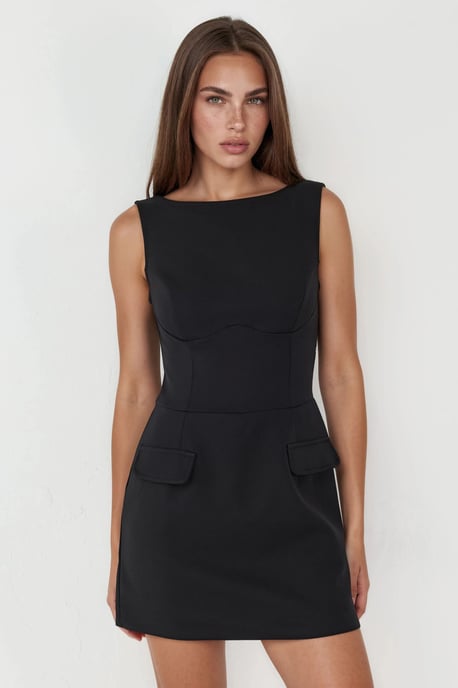 Klepzak Mini-jurk met Ingebouwde Shorts - Image 1