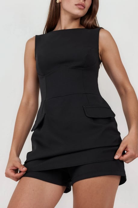 Klepzak Mini-jurk met Ingebouwde Shorts - Image 6