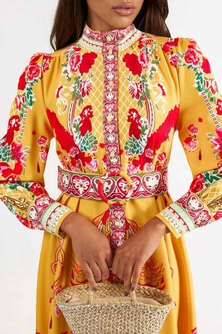 Bloemen Maxi Jurk met Ceintuur - Image 6