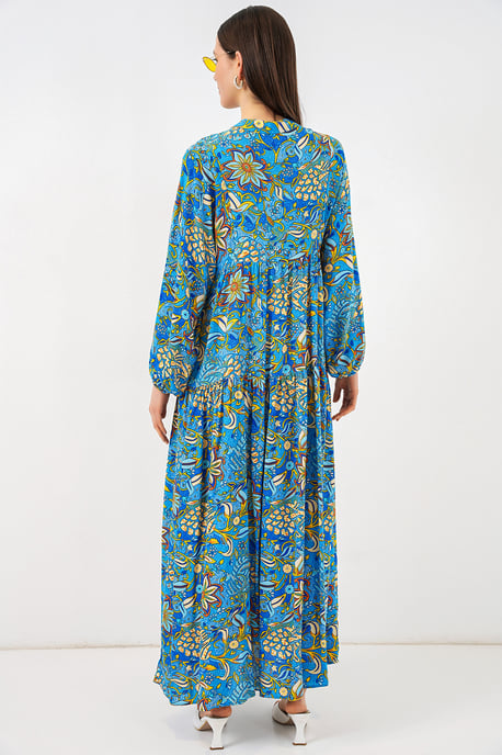 Gepubliceerd V-hals Maxi Jurk - Image 6