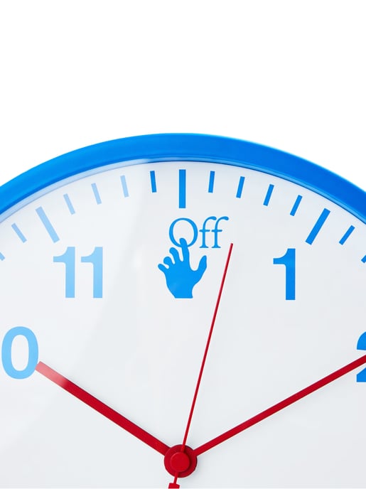 Hand Off Logo Quartz Wandklok - Image 3