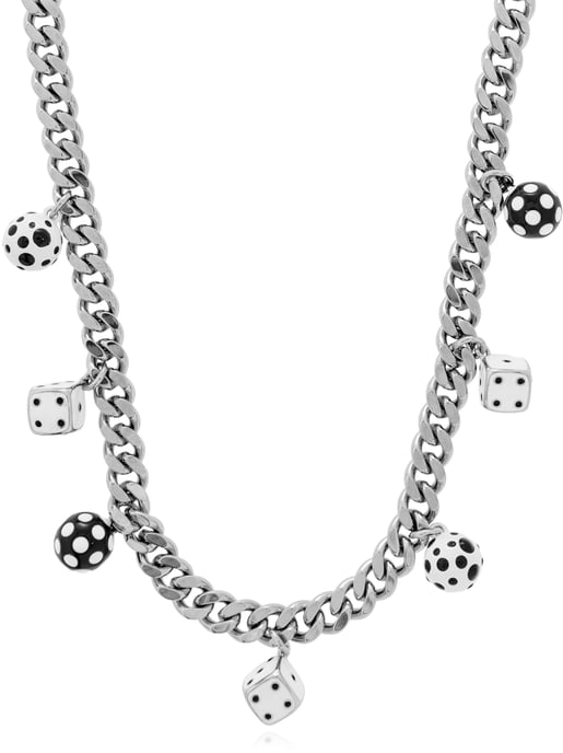Marc Jacobs x Derrick Adams dobbelsteenhanger ketting - Image 2