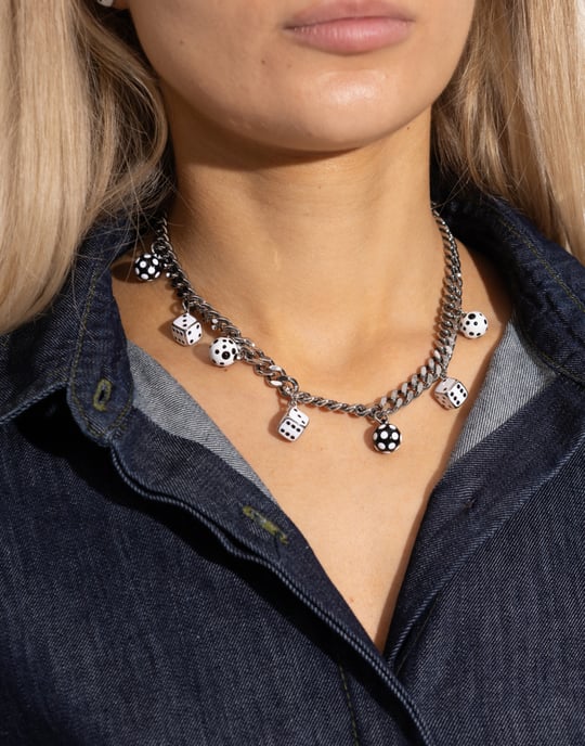 Marc Jacobs x Derrick Adams dobbelsteenhanger ketting - Image 4