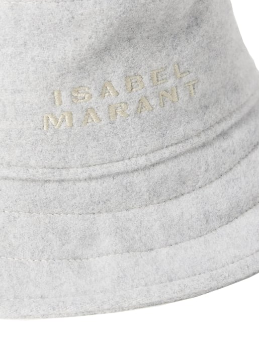 Giorgia wollen vilten bucket hat met logo - Image 3