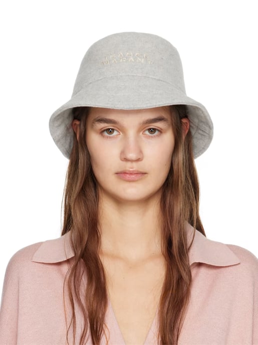 Giorgia wollen vilten bucket hat met logo - Image 4