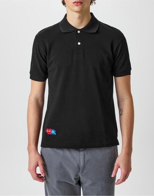 Polo shirt met Heart Invader-logo - Image 3