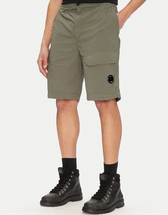 Stretch Bermuda shorts met Lens-logo en cargo-effect - Image 3