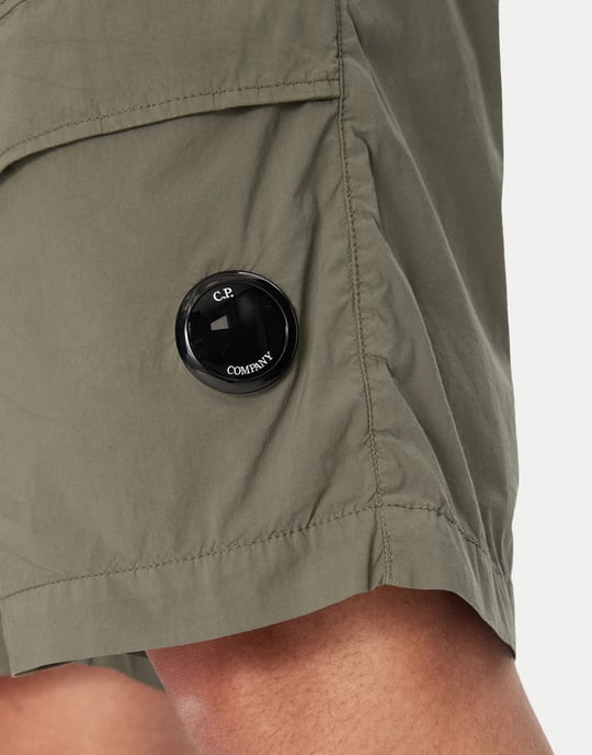 Stretch Bermuda shorts met Lens-logo en cargo-effect - Image 5