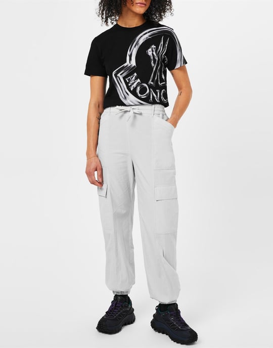 Katoenen cargo broek met logo - Image 2
