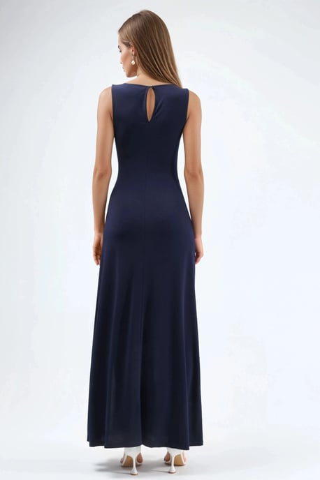 Geplooide Sandy Maxi Jurk met Splitdetail - Image 3