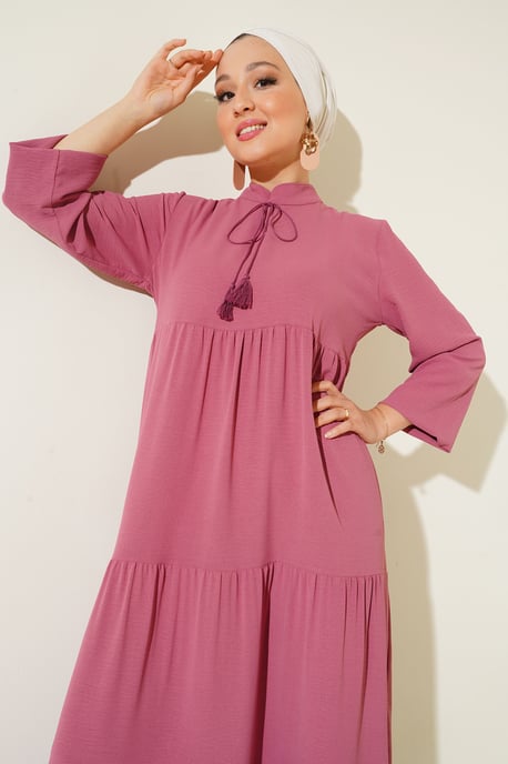 Maxi-jurk met Strikdetail - Image 4