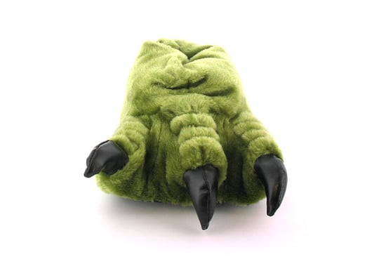 Heren / heren groene nieuwigheid monster klauw pantoffels ideaal kerstcadeau - Image 2