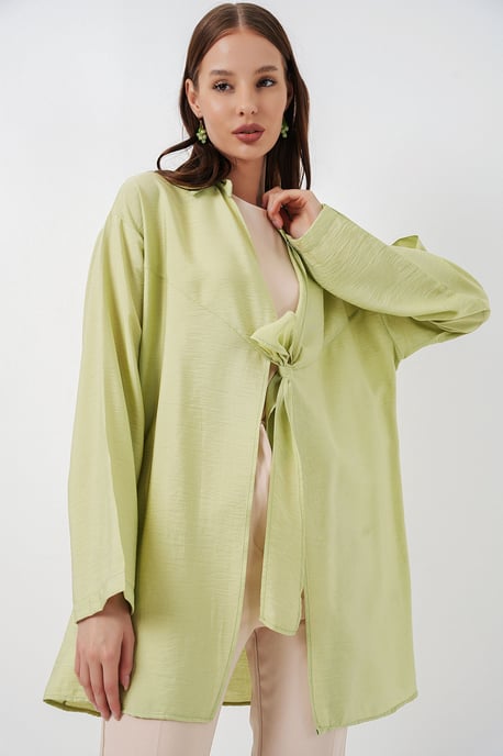 Kimono met Lange Mouwen en Strikdetail - Image 1