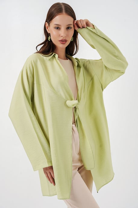 Kimono met Lange Mouwen en Strikdetail - Image 3