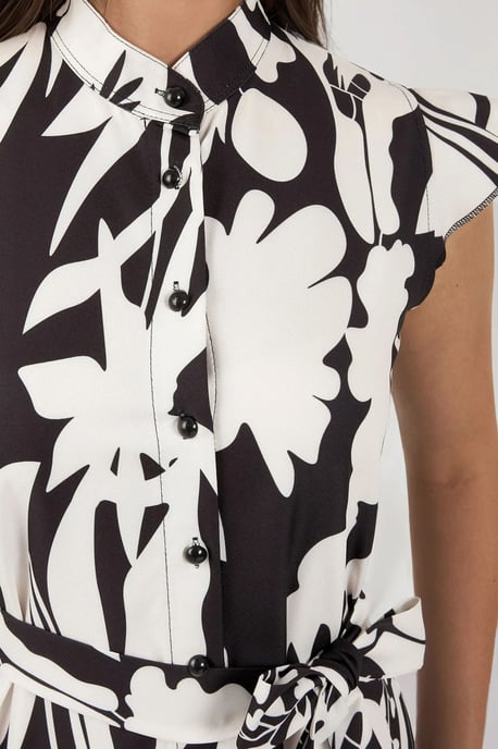 Floral Tippet Maxi-jurk - Image 2