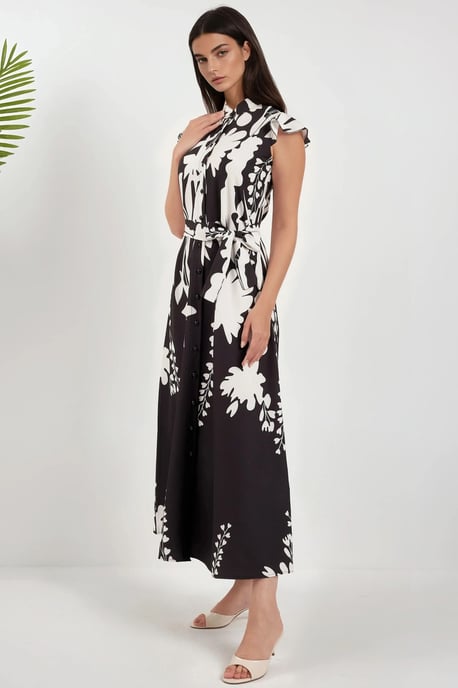 Floral Tippet Maxi-jurk - Image 3