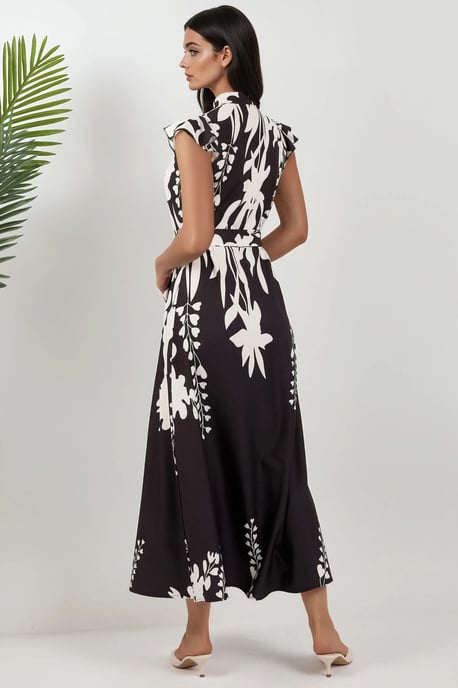 Floral Tippet Maxi-jurk - Image 4