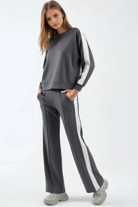 Modal Touch Regular Fit Sweater & Broek Set - Image 2