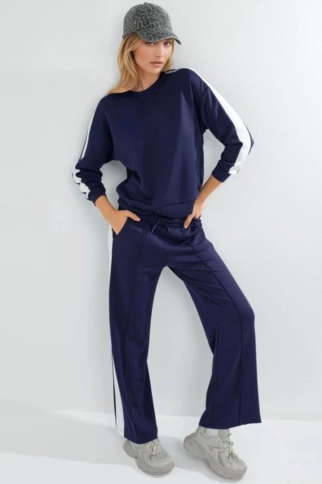 Modal Touch Regular Fit Sweatshirt en Broek Set - Image 4