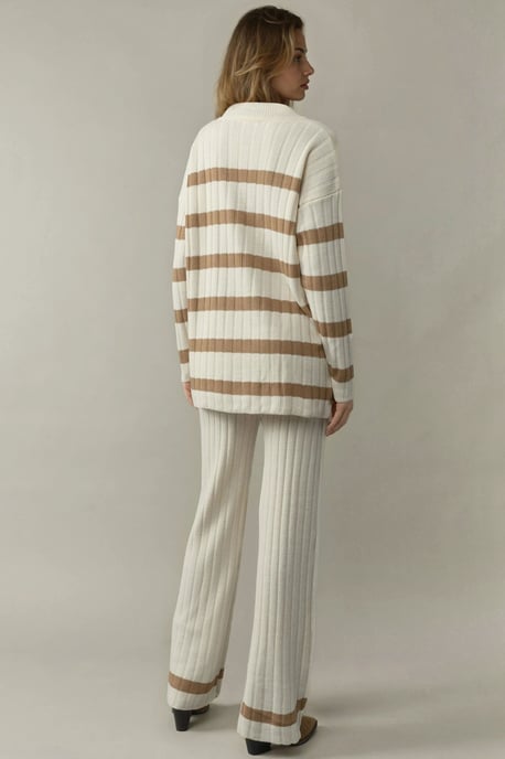 Gestreepte Trui & Broek Breigoed Co-ord Set - Image 2