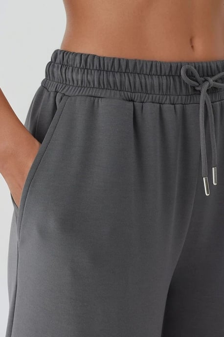 Modal Touch Basis Sweatshirt & Wijde Pantalons Twee-Piece Coördinatieset - Image 6