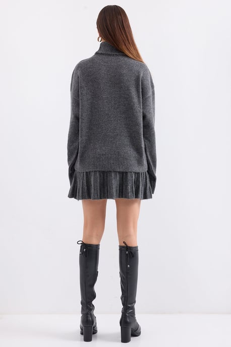Gestructureerde Oversized Coltrui Tricot Co-Ord Set - Image 6