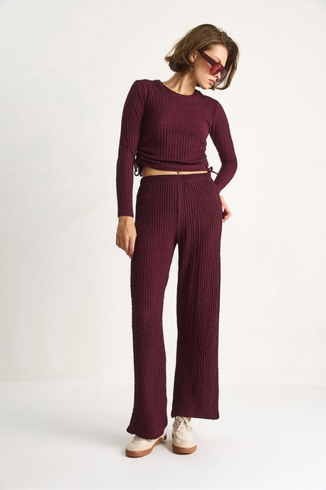 Aansluitende Twee-delige Set met Flared Broek - Image 2