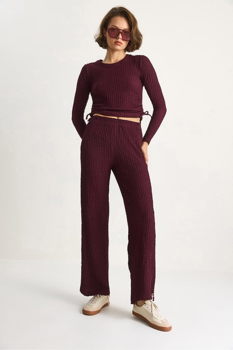 Aansluitende Twee-delige Set met Flared Broek - Image 3