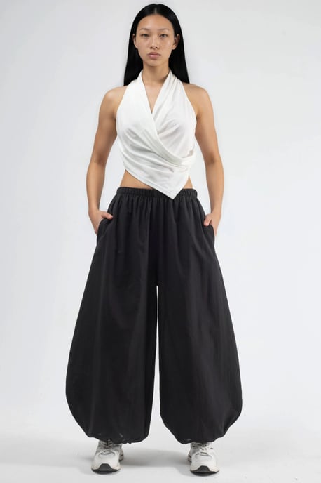 Elastische Taille Ballonbroek met Zakken - Image 2