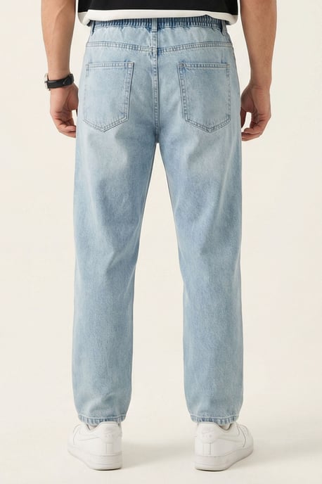 Baggy Denim Broek met Koord Taille - Image 4