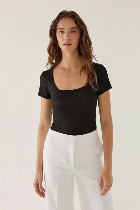 Slim Fit T-shirt Bodysuit - Image 1