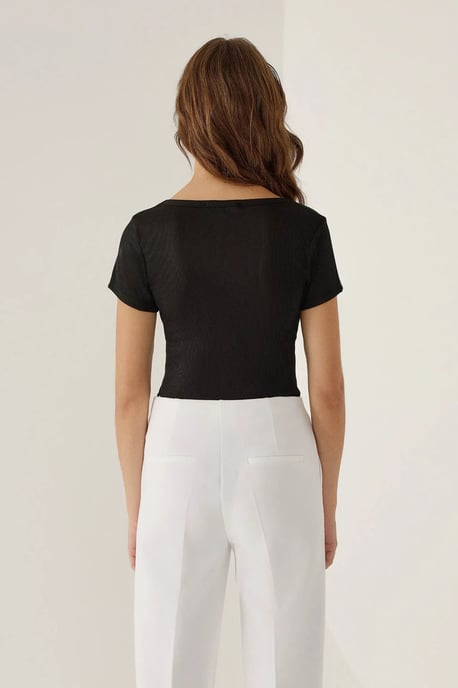 Slim Fit T-shirt Bodysuit - Image 5